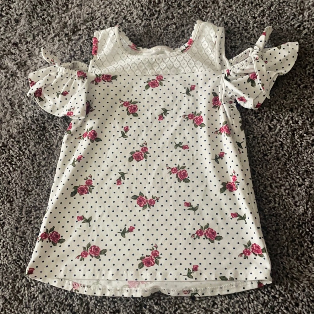 Girls off the shoulder top